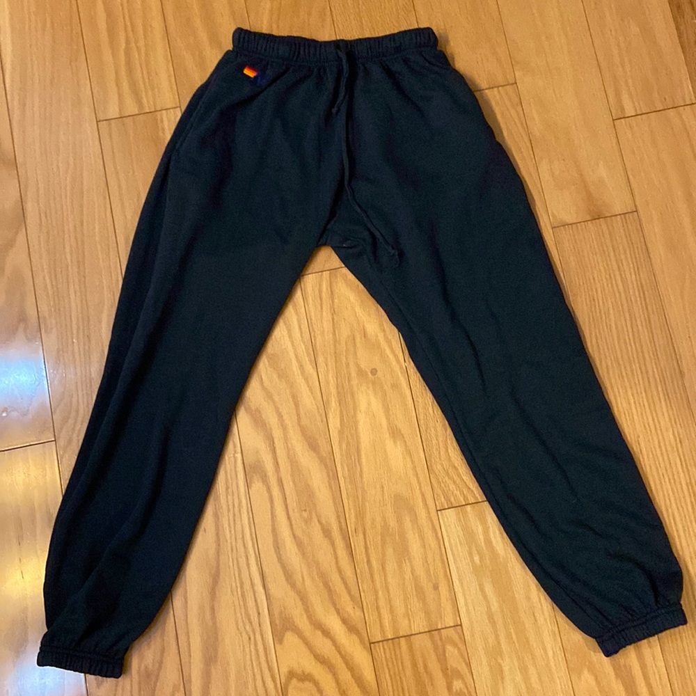 Aviator Nation Men’s 6 Stripe Navy Sweatpants